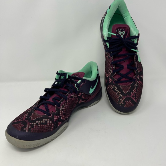 Kobe 8 System, size 11.5, Purple Dynsty/ Green GLW Rasberry RD - Picture 4 of 6